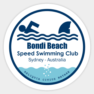 Bondi Beach Speed Swimming Club Sticker